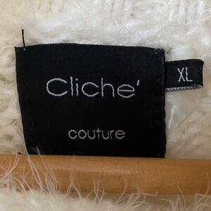 Cliché Couture White Sweater